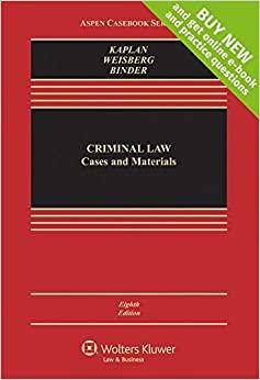 (PDF)Criminal Law Cases and Materials [Connected Casebook] (Aspen Casebook)