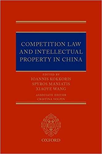 Competition Law and Intellectual Property in China