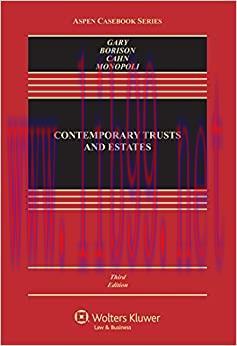 (PDF)Contemporary Trusts and Estates (Aspen Casebook Series)