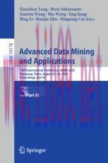 [PDF]Advanced Data Mining and Applications: 19th International Conference, ADMA 2023, Shenyang,...