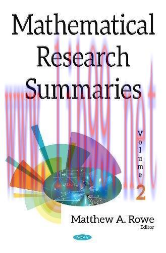 [FOX-Ebook]Mathematical Research Summaries With Biographical Sketches, Volume 2