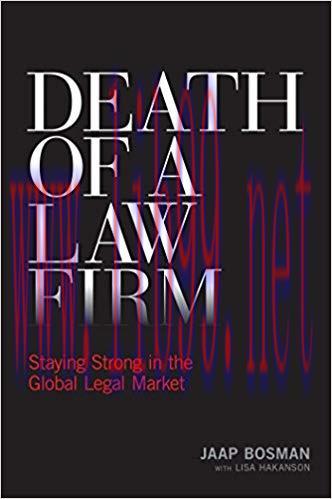 Death of a Law Firm: Staying Strong in the Global Legal Market