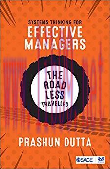 (PDF)Systems Thinking for Effective Managers: The Road Less Travelled 1st Edition