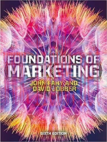 (PDF)Foundations of Marketing 6th Edition by John Fahy