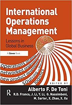 (PDF)International Operations Management Lessons in Global Business 1st Edition
