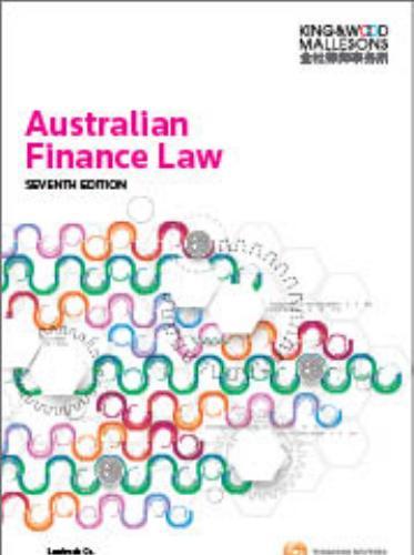 Australian Finance Law 7th Edition 7e