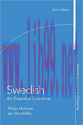 Swedish: An Essential Grammar (Routledge Essential Grammars) 2nd Edition,