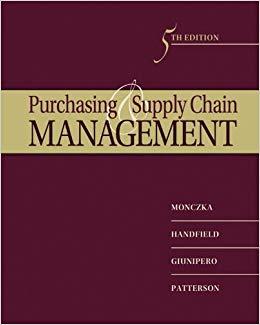 (PDF)Purchasing and Supply Chain Management 5th Edition