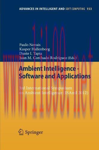 [FOX-Ebook]Ambient Intelligence - Software and Applications