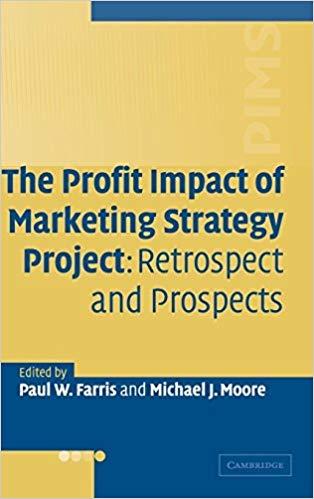 (PDF)The Profit Impact of Marketing Strategy Project Retrospect and Prospects