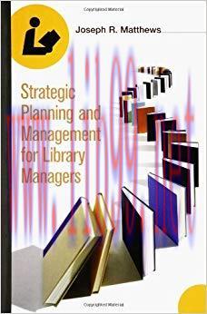 (PDF)Strategic Planning and Management for Library Managers