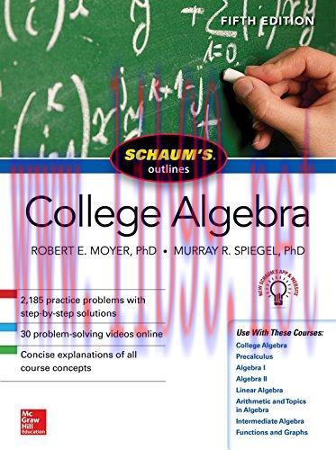 [FOX-Ebook]Schaum's Outline of College Algebra, 5th Edition