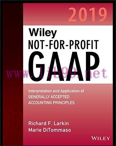 [FOX-Ebook]Wiley Not-for-Profit GAAP 2019
