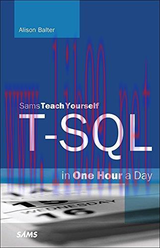 [FOX-Ebook]Sams Teach Yourself T-SQL in One Hour a Day