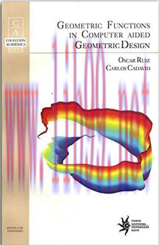 [FOX-Ebook]Geometric functions in computer aided geometric design