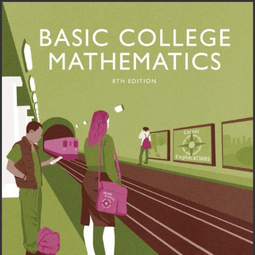 (Test Bank)Basic College Mathematics 8th Edition by John Tobey, Jr.BOK