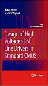 (PDF)Design of High Voltage xDSL Line Drivers in Standard CMOS (Analog Circuits and Signal Proc...