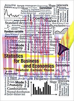 Solution Manual for Statistics for Business and Economics 8th Edition