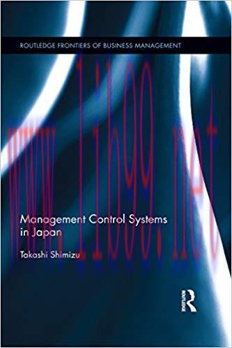 (PDF)Management Control Systems in Japan (Routledge Frontiers of Business Management) 1st Editi...