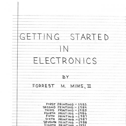 Getting started in electronics