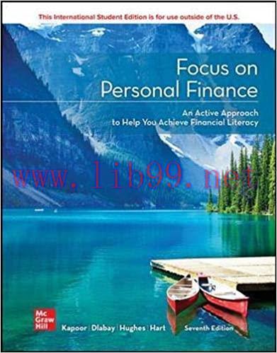 [PDF]ISE EBOOK Focus on Personal Finance 7th Edition [Jack R. Kapoor]