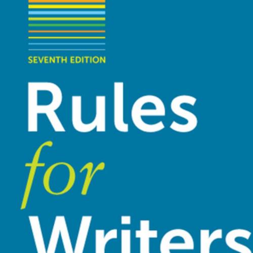 Rules for Writers with Writing about Literature - Diana Hacker & Nancy Sommers