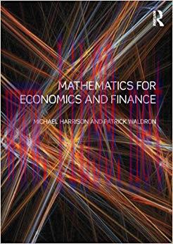 (PDF)Mathematics for Economics and Finance 1st Edition