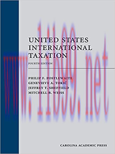 (PDF)United States International Taxation, Fourth Edition 4th Edition