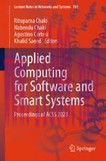 [PDF]Applied Computing for Software and Smart Systems: Proceedings of ACSS 2023