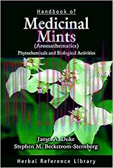 [AME]Handbook of Medicinal Mints (Aromathematics): Phytochemicals and Biological Activities, He...