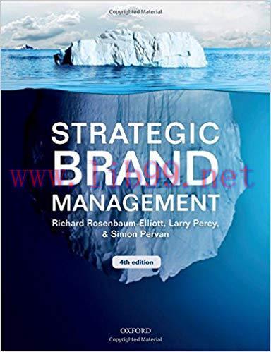 [PDF]Strategic Brand Management, 4th Edition [Richard Rosenbaum-Elliott]