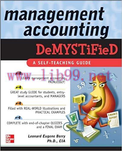 (PDF)Management Accounting Demystified 1st Edition