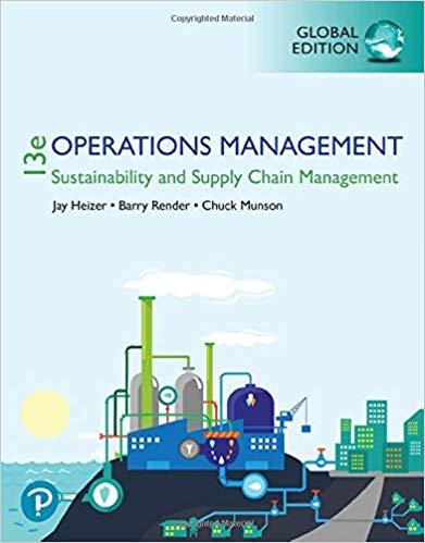 Operations Management Sustainability and Supply Chain Management 13E [Jay Heizer]