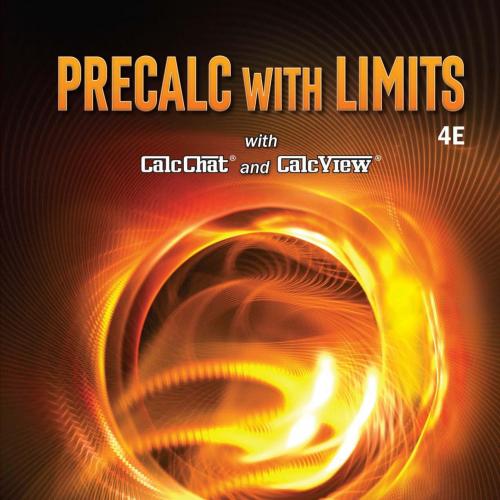 Precalculus with Limits 4th Edition