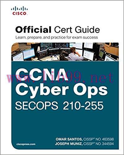 CCNA Cyber Ops SECOPS 210-255 Official Cert Guide (Certification Guide) 1st Edition,