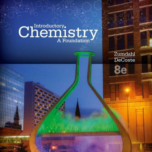 Introductory Chemistry A Foundation 8th Edition by Steven S. Zumdahl