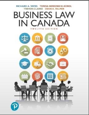 (IM)Business Law in Canada, 12th Canadian Edition.zip