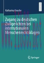 [PDF]Zugang zu deutschen Zivilgerichten bei internationalen Menschenrechtsklagen