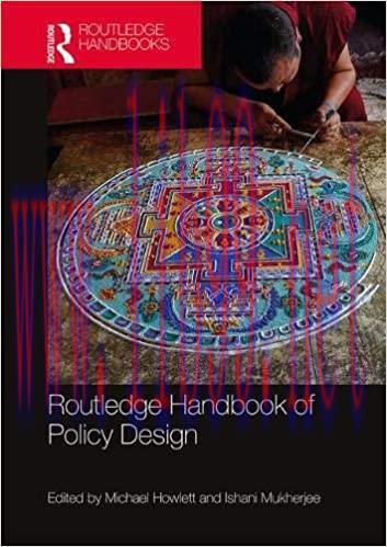 (PDF)Routledge Handbook of Policy Design (Routledge Handbooks) 1st Edition