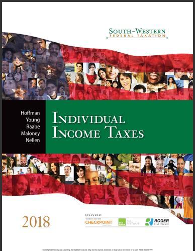 (SM)South-Western Federal Taxation 2018 Individual Income Taxes 41st - William H. Hoffman.zip