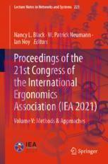 [PDF]Proceedings of the 21st Congress of the International Ergonomics Association (IEA 2021): V...