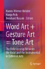 [PDF]Word Art + Gesture Art = Tone Art : The Relationship Between the Vocal and the Instrumenta...
