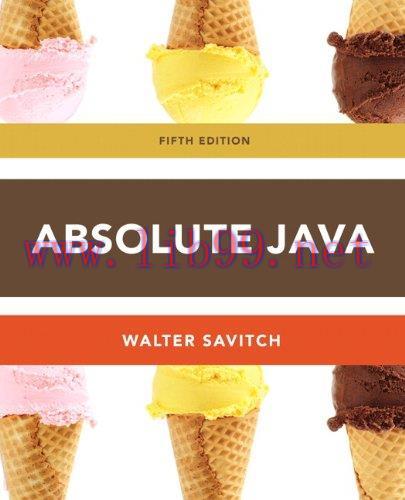 [FOX-Ebook]Absolute Java, 5th Edition