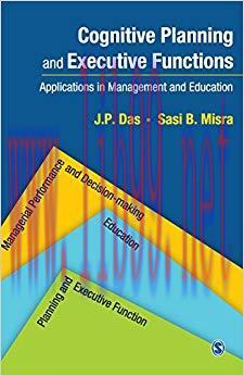 (PDF)Cognitive Planning and Executive Functions: Applications in Management and Education 1st E...