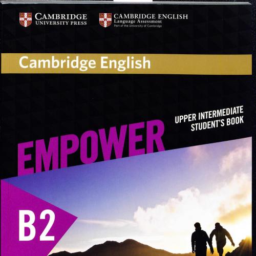 Cambridge English Empower Upper Intermediate Student's Book B2 - Wei Zhi
