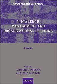 (PDF)Knowledge Management and Organizational Learning A Reader (Oxford Management Readers) 1st ...