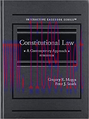 [PDF]Maggs and Smith\&rsquo;s Constitutional Law A Contemporary Approach 5E