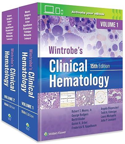 [AME]Wintrobe&rsquo;s Clinical Hematology, 15th Edition (EPUB)