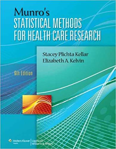 Munro&rsquo;s Statistical Methods for Health Care Research, 6th Edition