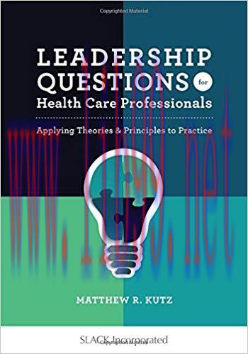 [PDF]Leadership Questions for Health Care Professionals